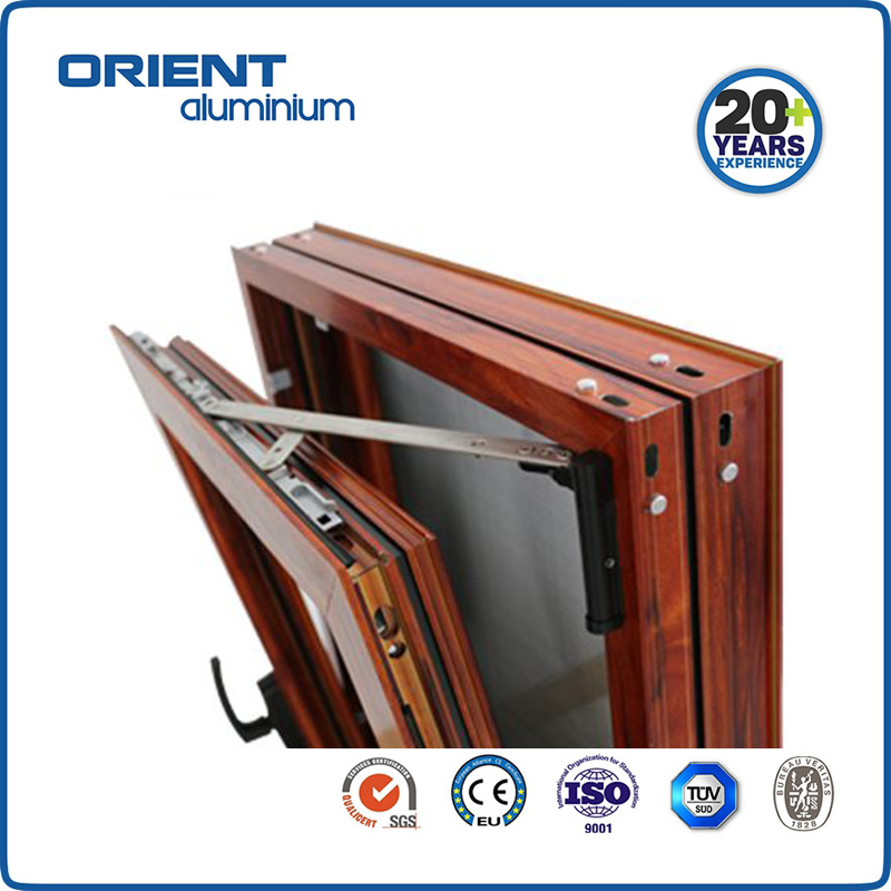 High quality aluminium tilt and turn window double glazed casement windows