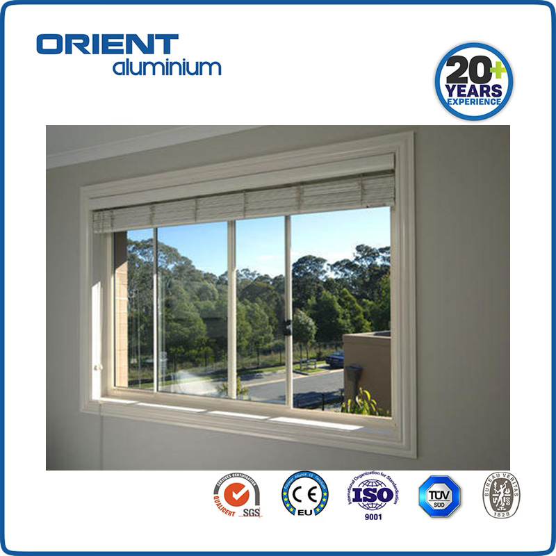 Double glazed window hurricane impact open out aluminum windows casement aluminum windows