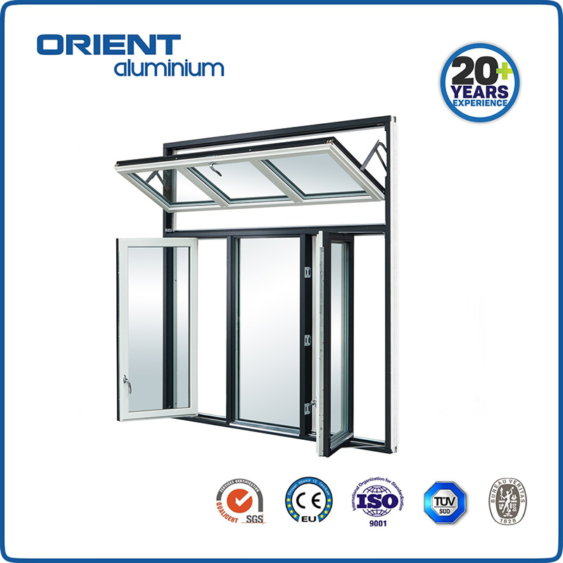 Simple Design Aluminum Windows And Doors Triple Glazed Tilt Turn Window Residential