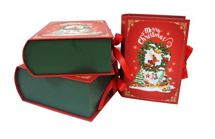 Christmas tree's book gift box