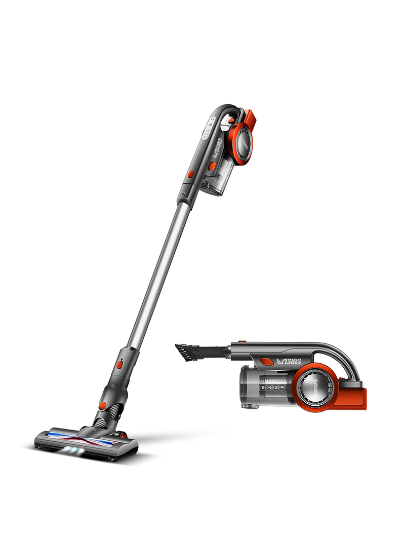 E-rising 2 in1 sticker rechargeable cordless lithumion battery vacuum cleaner EV-679