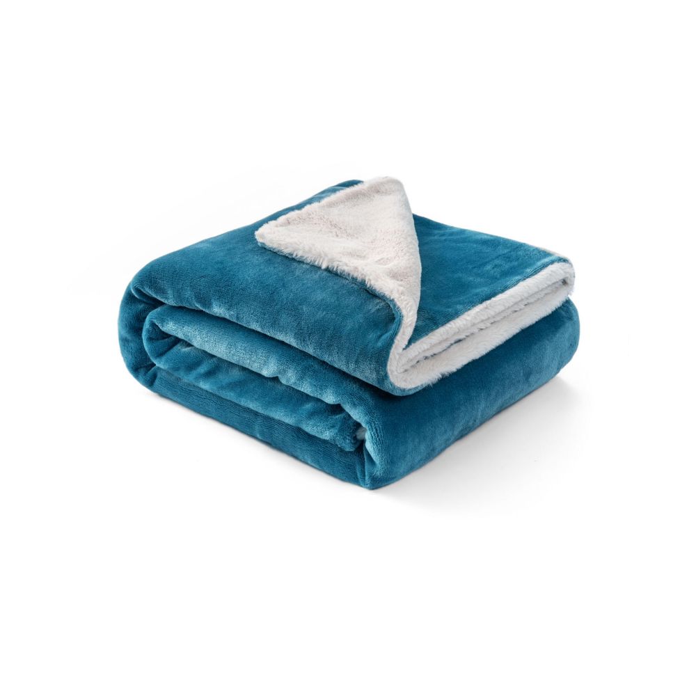 rabbit fur flannle blanket