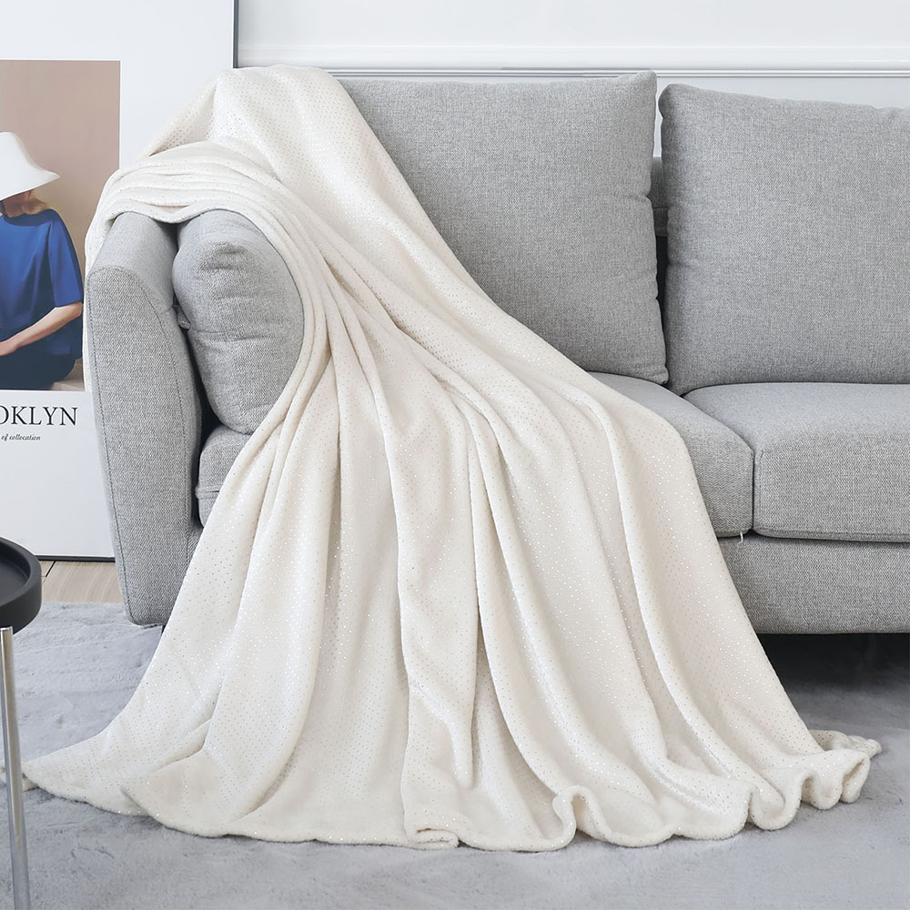 flannel foil print blanket
