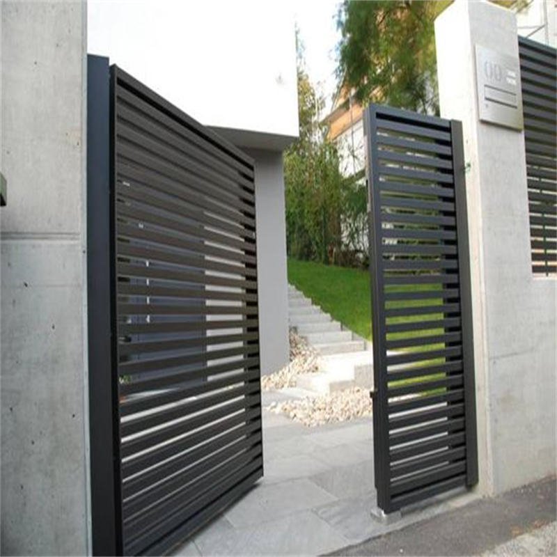 New design Customized Powder Coating aluminum walkway gate