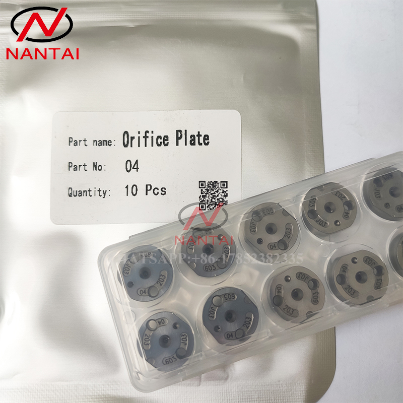 NANTAI DENSO Common Rail Injector Control Valve Plate 04# Orifice Valve Plate