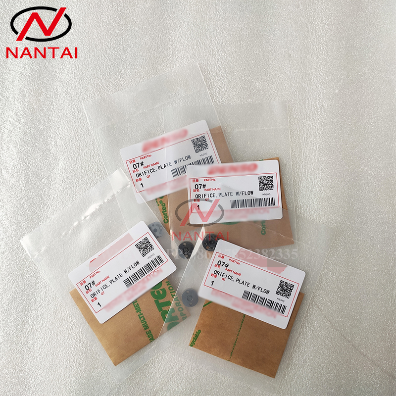 NANTAI DENSO Common Rail Injector Control Valve Plate 07# Orifice Plate Valve plate