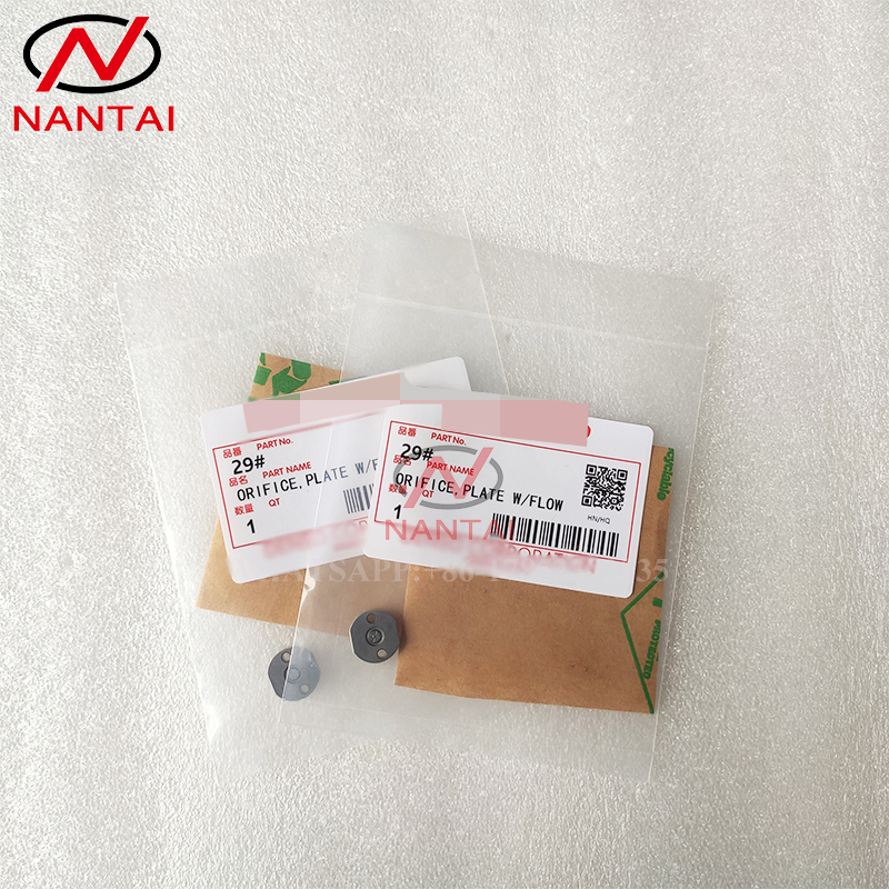 NANTAI DENSO Common Rail Injector Control Valve Plate 29# Orifice Plate Valve plate