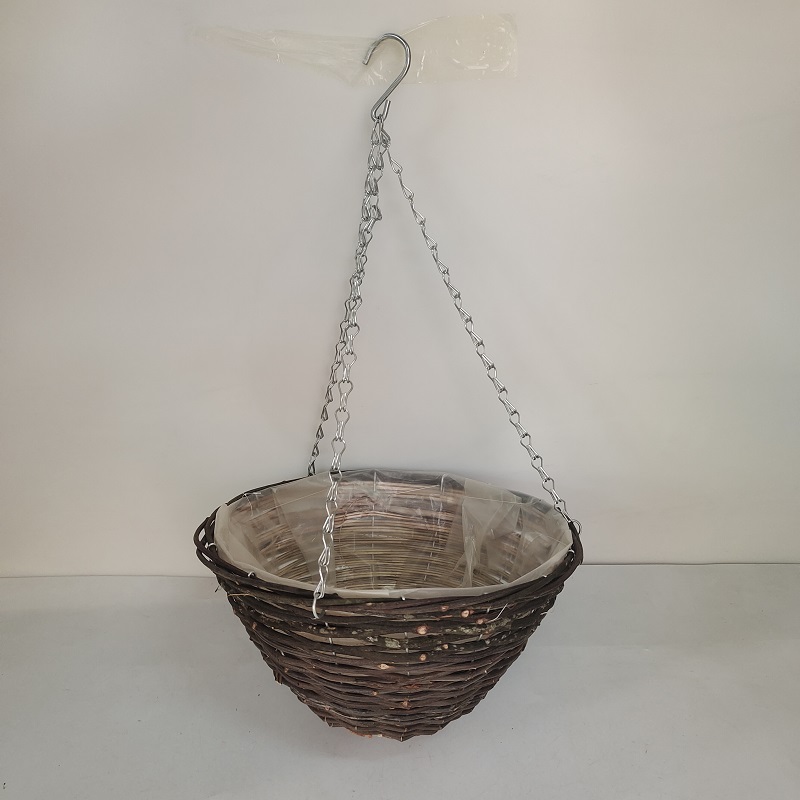RATTAN hanging basket, flower basket ,plant hanging basket