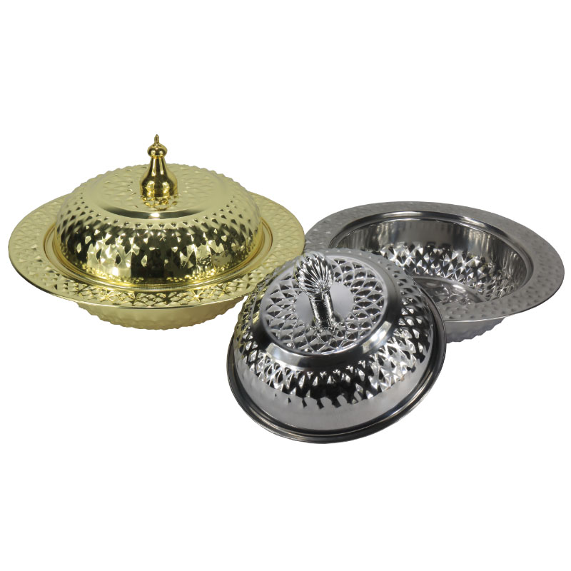 STAINLESS STEEL BOWL BASIN w/ COVER