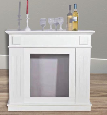 fireplace decorative cabinet