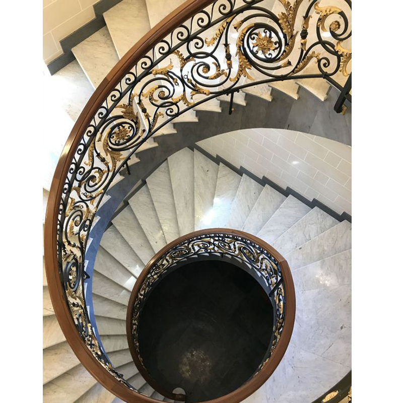 Wrought iron staircase balustrade luxury stair handrails railing design wrought iron railings