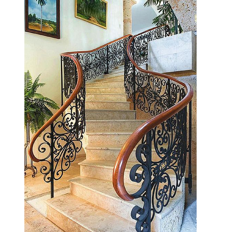 Interior stair railings Residential wrought iron Railings