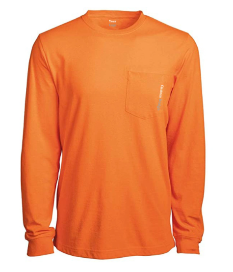 Wholesale Custom Men Logo Embroidered Long Sleeve T-Shirt
