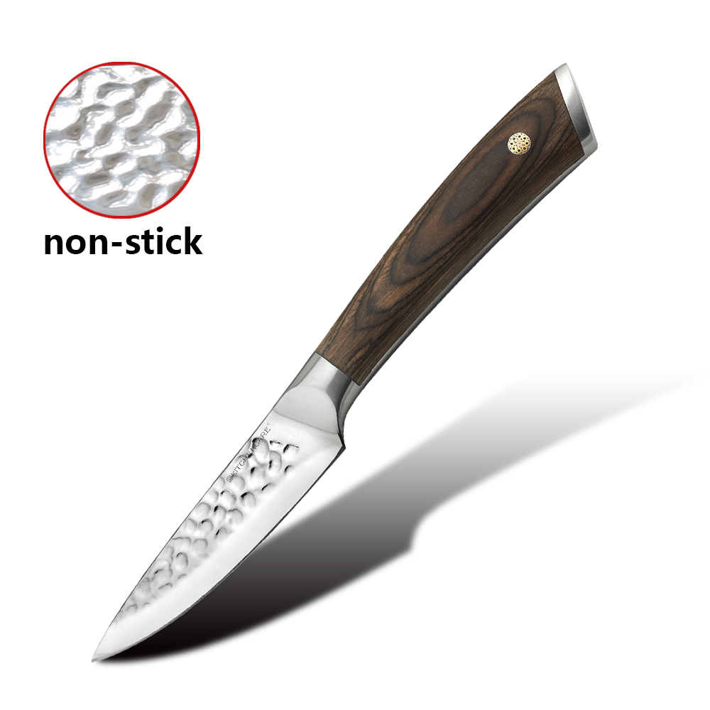Hip-home paring knife kitchen fruit knife with wood handle