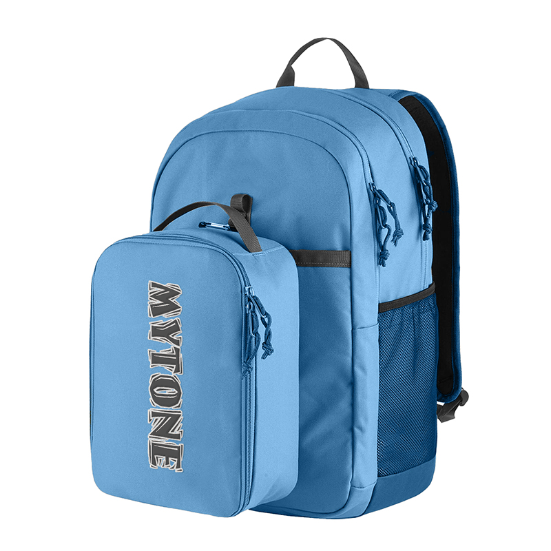 School bags with lunch bags