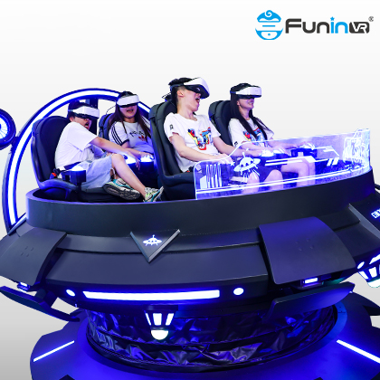Entertainment Machines 360 Vr Rotation 6 Seats Vr Gaming Set Roller Coaster 9D Vr Chair