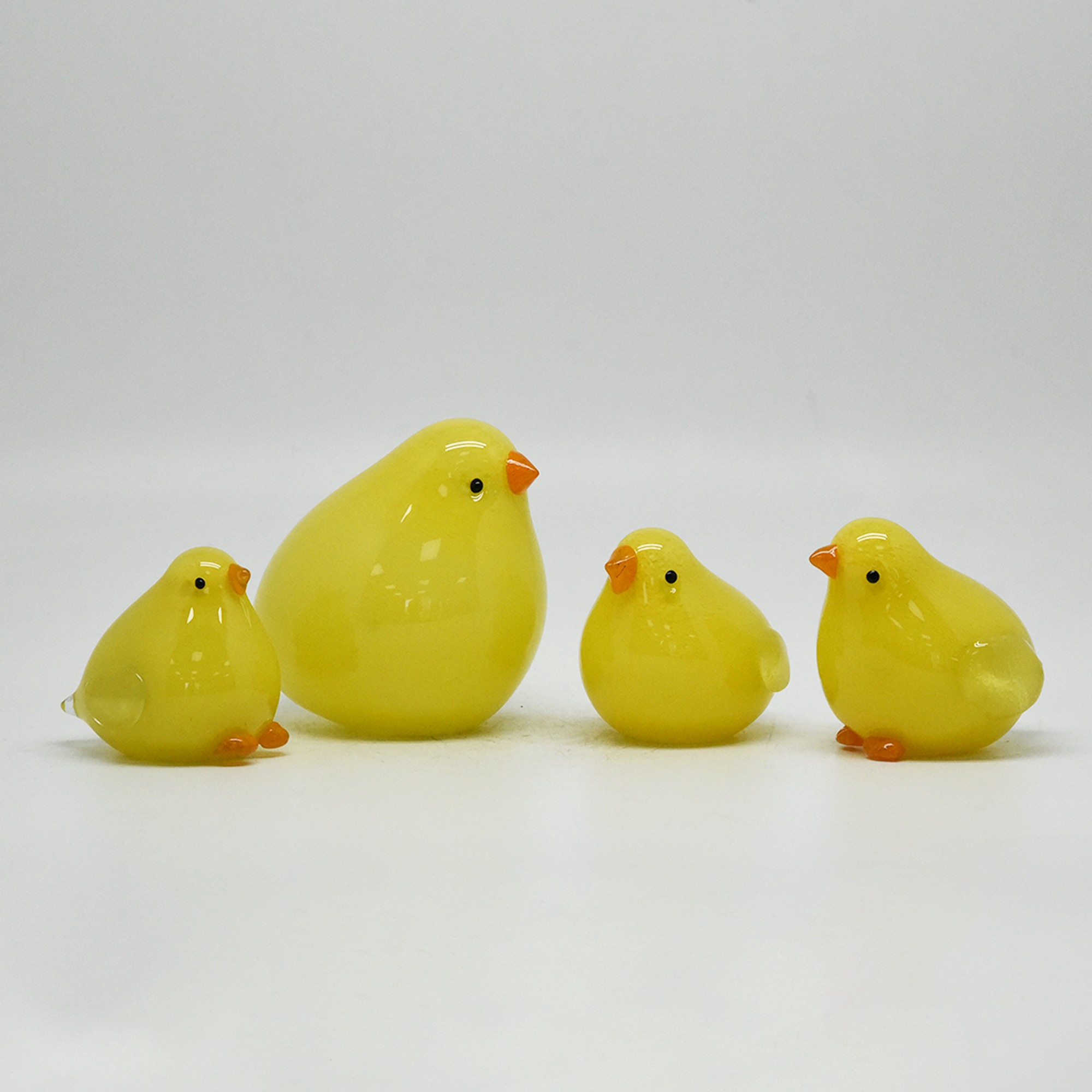 Glass Chick Decoration