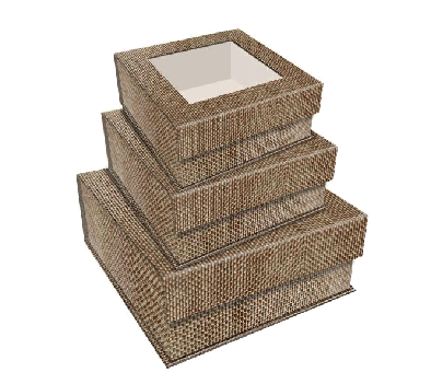 Packaging gift box with flip lid