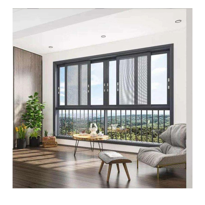 Double Glazed Aluminum Interior Sliding Window