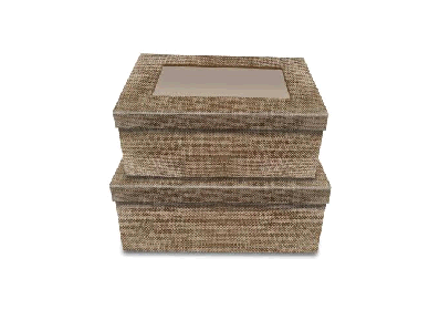 Packaging gift box with window