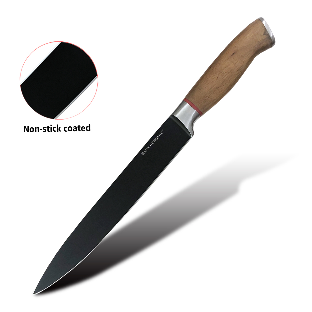 Hip-home carving knife kitchen slicing knife with wood handle