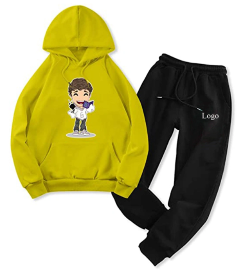 Custom Fleece Cotton Jogging Sweat Suits with Logo Men Sportwears