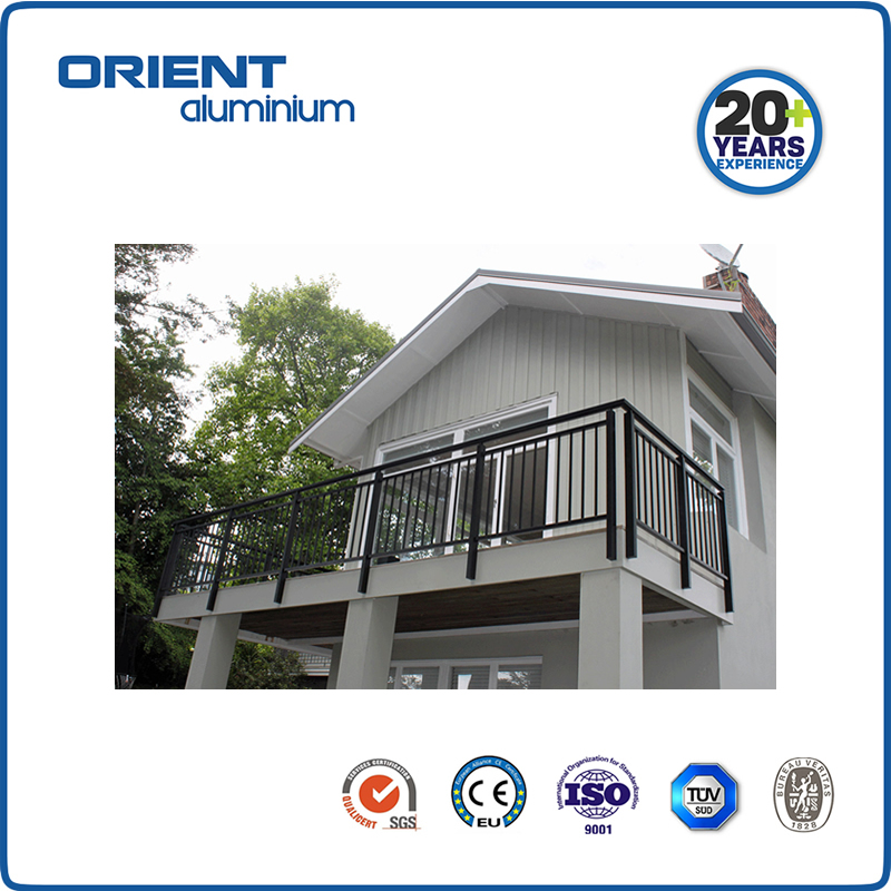 Balcony Aluminium Stair Railing Aluminium Safety Handrail Aluminium Exterior Balustrade