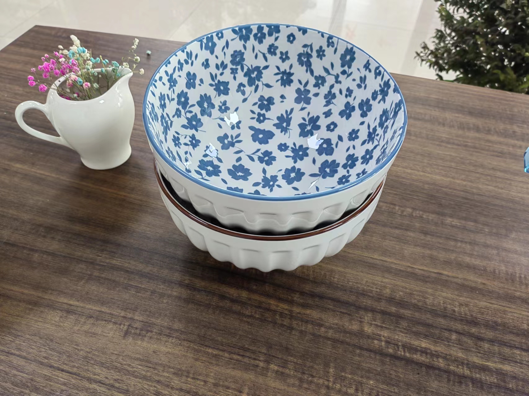 8.25" embossed printed bowl