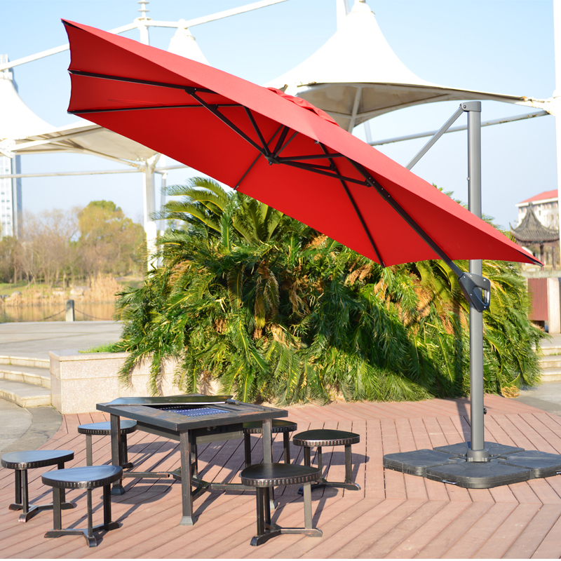 3x3m Deluxe Middle Roma Umrella, Outdoor Garden Sunshade Umbrella,Deluxe Roma Umrbella