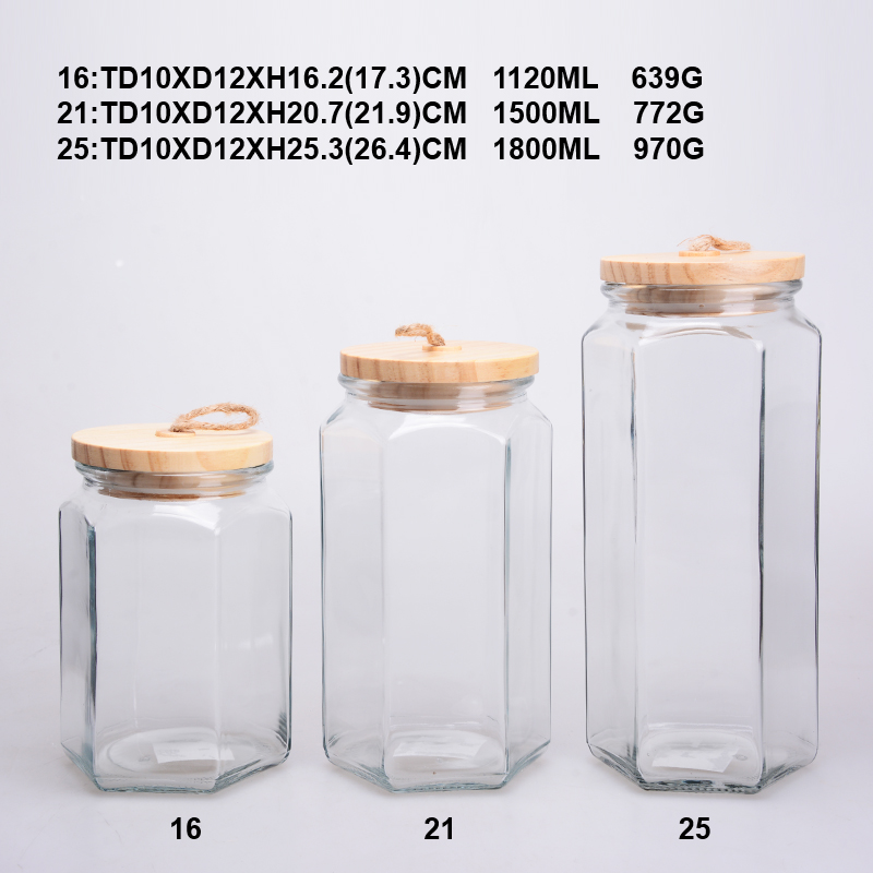 Glass Jar Sets For Fruits Kitchene Jars