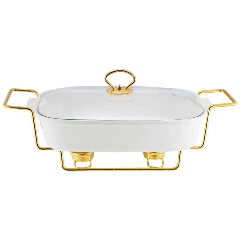 Porcelain Rect. Food Warmer
