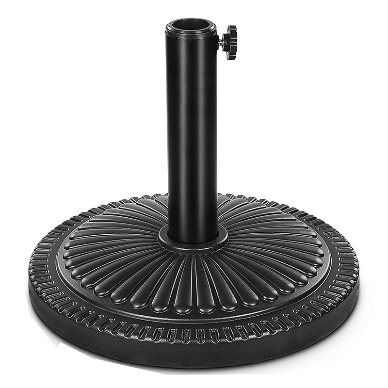Outdoor Garden Umbrella Base, Round Resin Umbrella Base, Outdoor Garden Sunshade Parasol Base