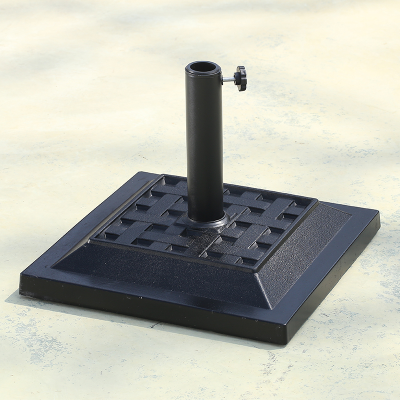 Outdoor Garden Umbrella Base, Square Resin Umbrella Base, Outdoor Garden Sunshade Parasol Base