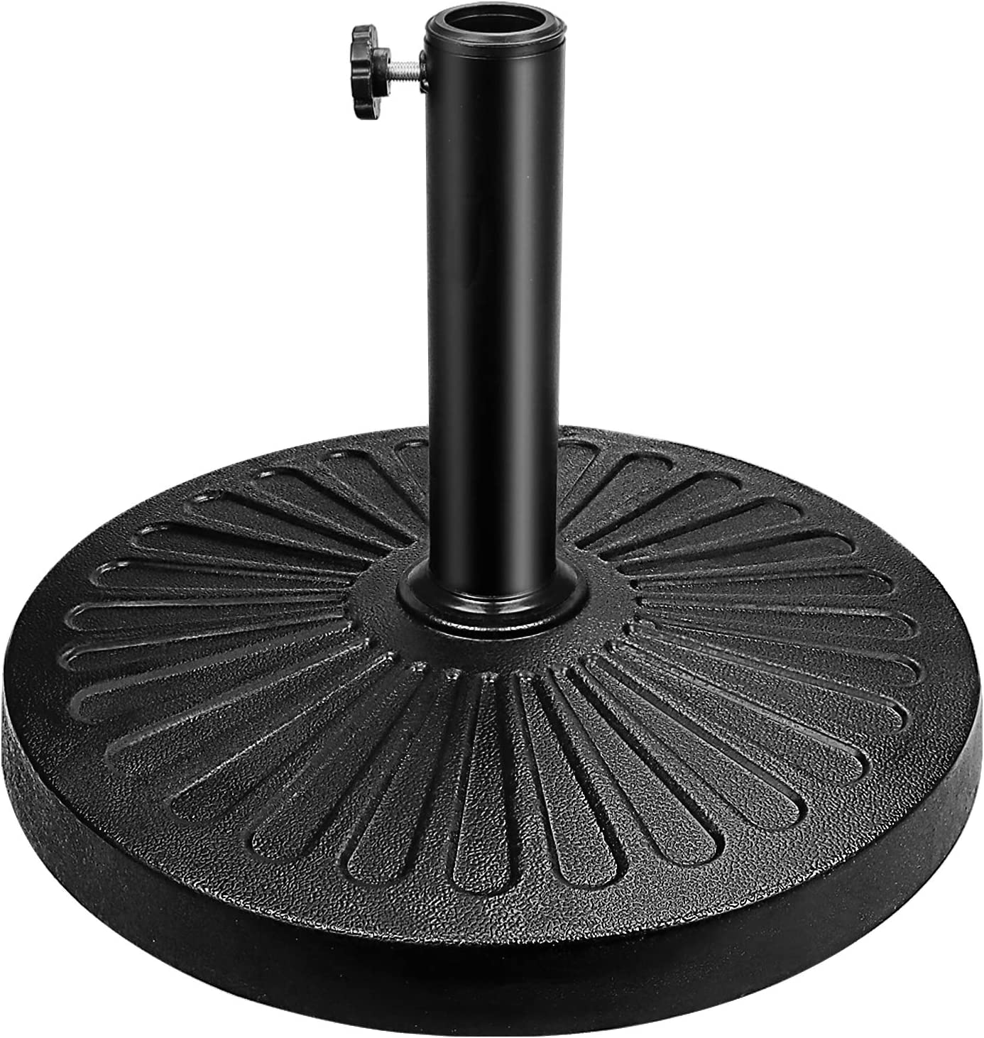 Outdoor Garden Umbrella Base, Round Resin Umbrella Base, Outdoor Garden Sunshade Parasol Base