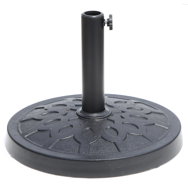 Outdoor Garden Umbrella Base, Round Resin Umbrella Base, Outdoor Garden Sunshade Parasol Base