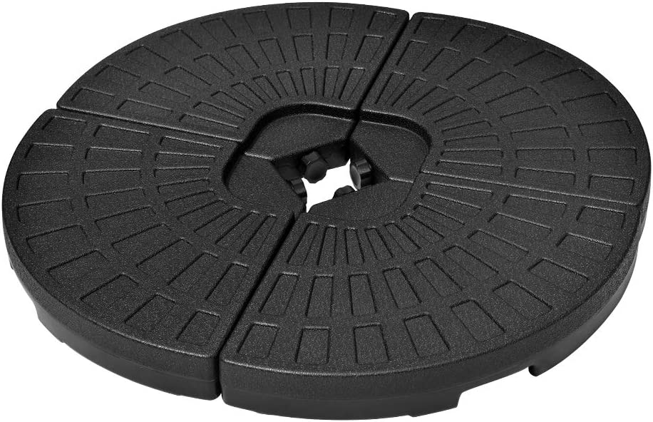 13L Outdoor Water and Sand filled Plastic Umbrella Base, suitable for 38-48mm Pole Garden Umbrellas