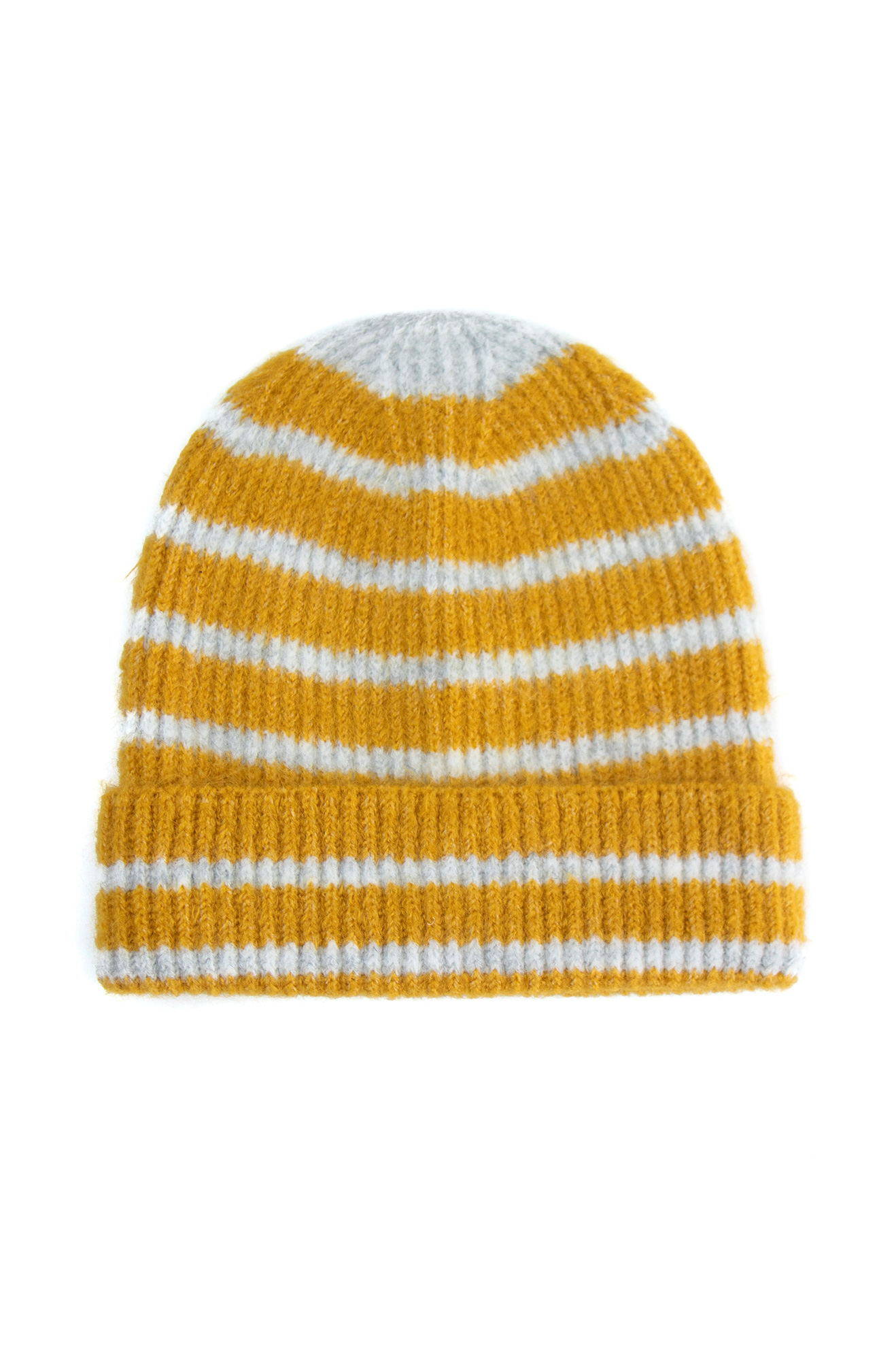 Stripe Knitted Beanie Hat