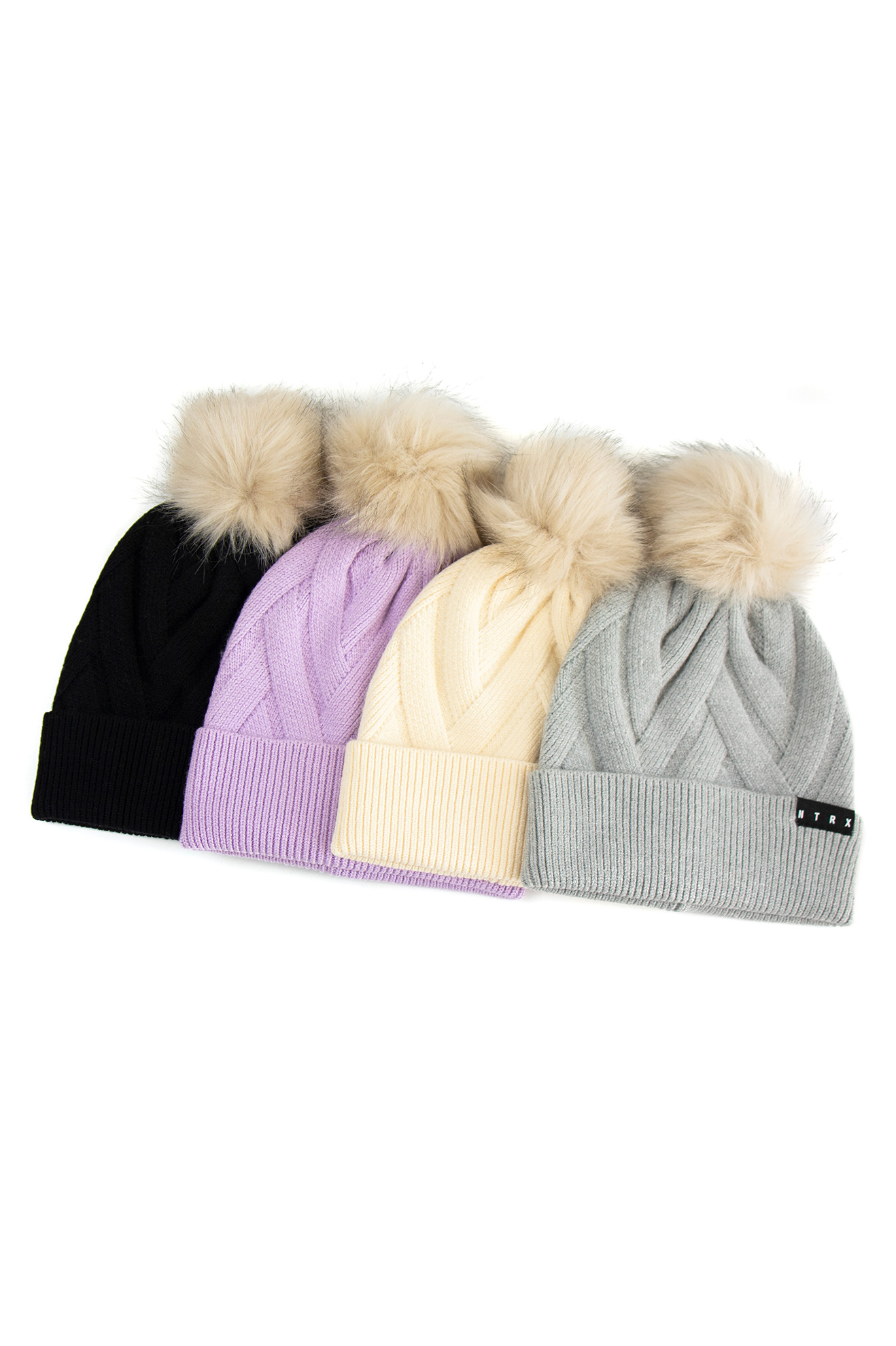 Pompom Beanie Hat