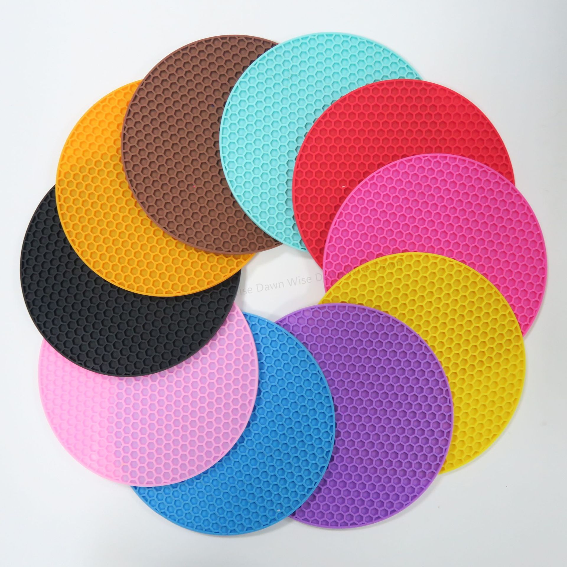 Honeycomb pad food grad silicone pad cup pad heat insulation anti scald pad