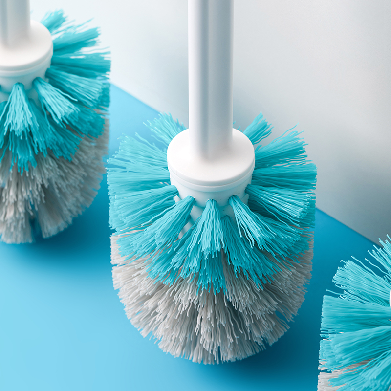 Plastic toilet brush bowl brush with durable bristle for bathroom