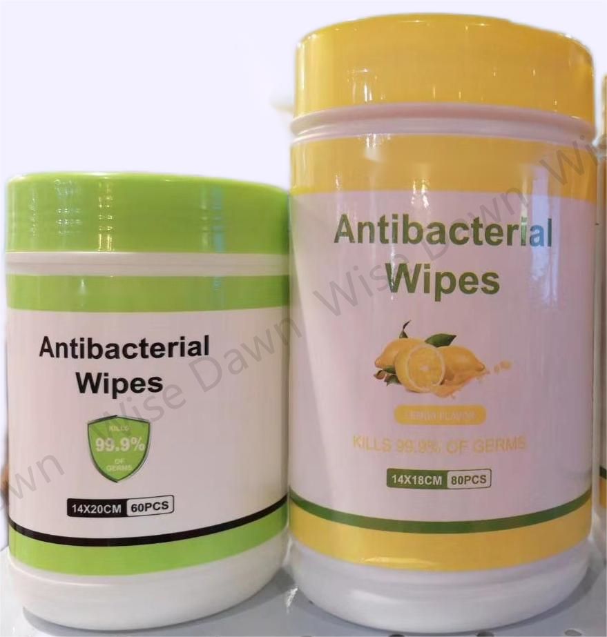 Disposable non-woven cloth alcohol wet wipe disinfect wet wipe barreled wet towel