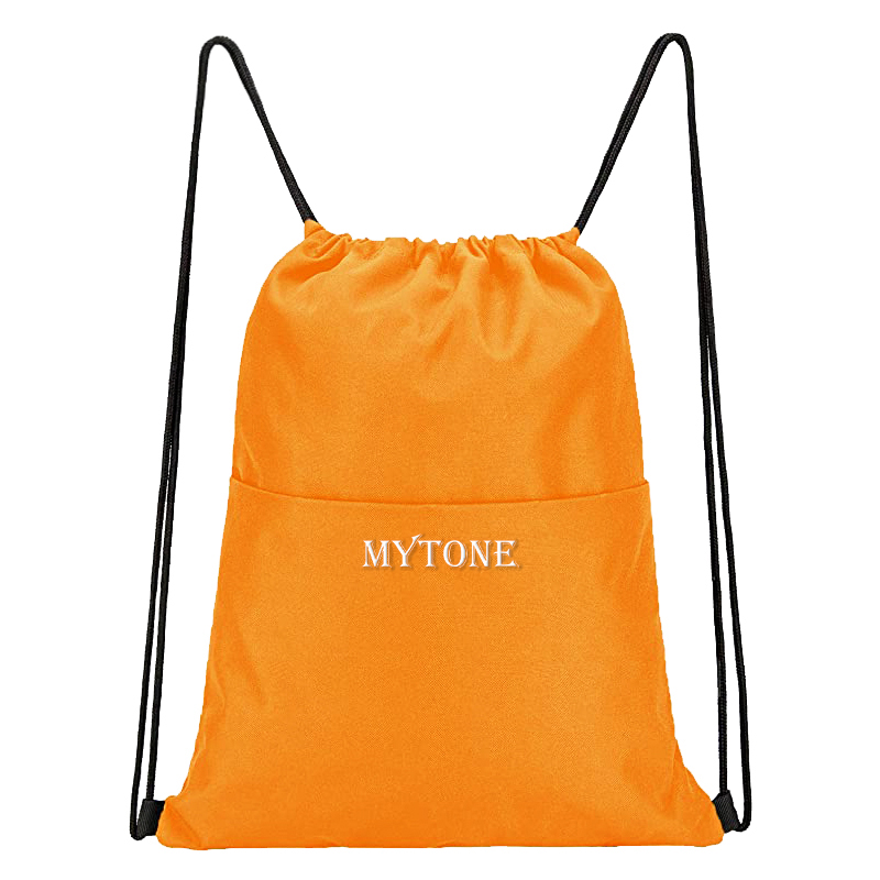 Foldable drawstring bag