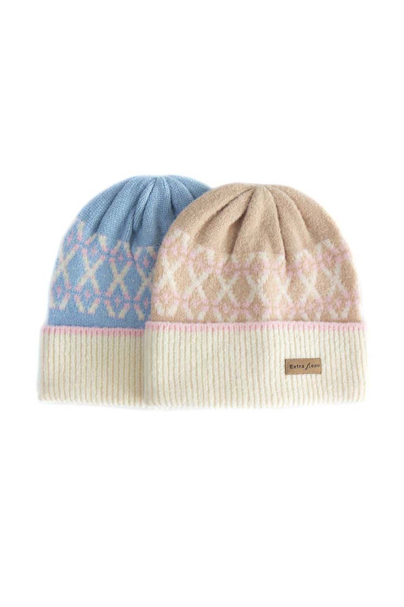 Jacquard Beanie Hat