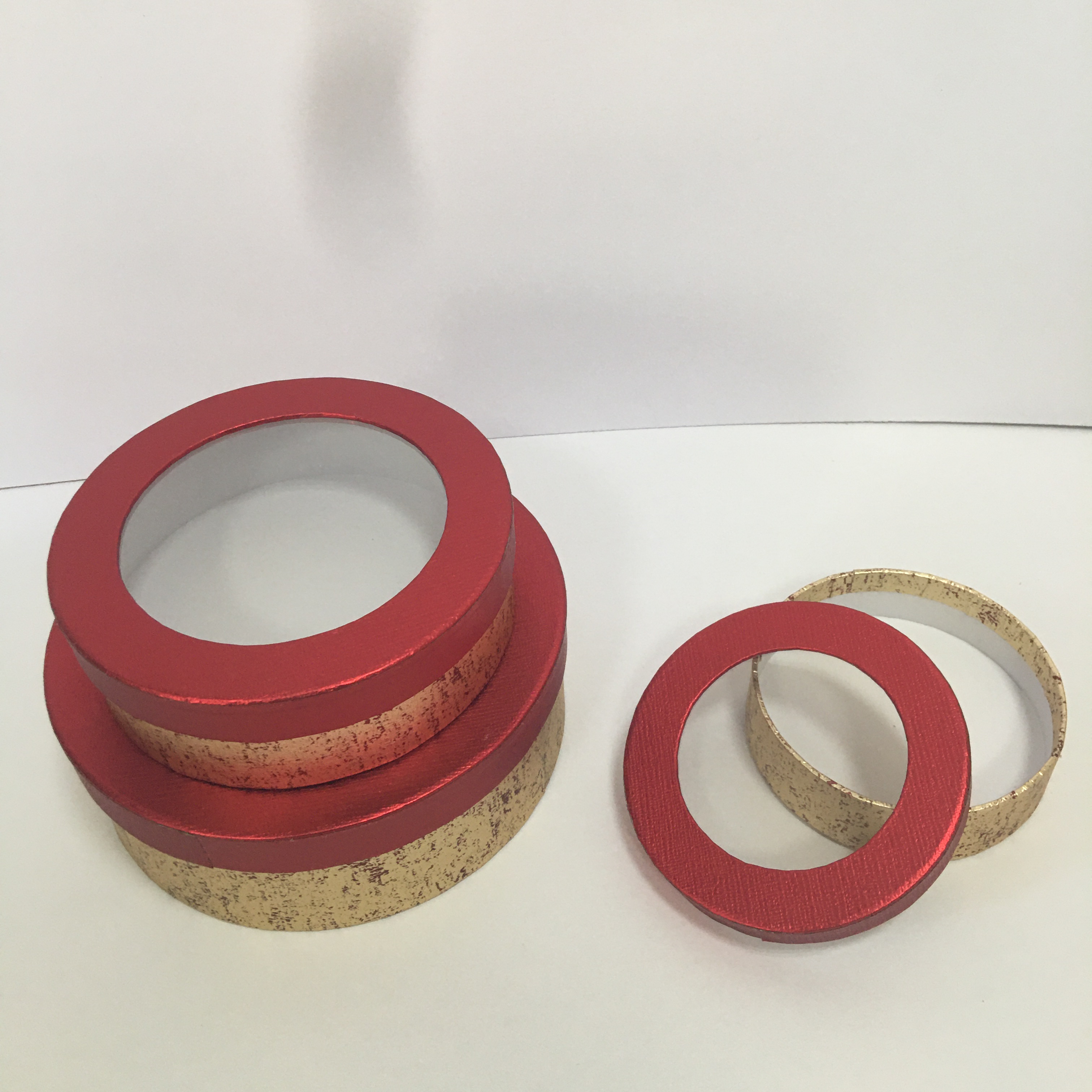 Set of 3 Chocolate Box with PVC Window