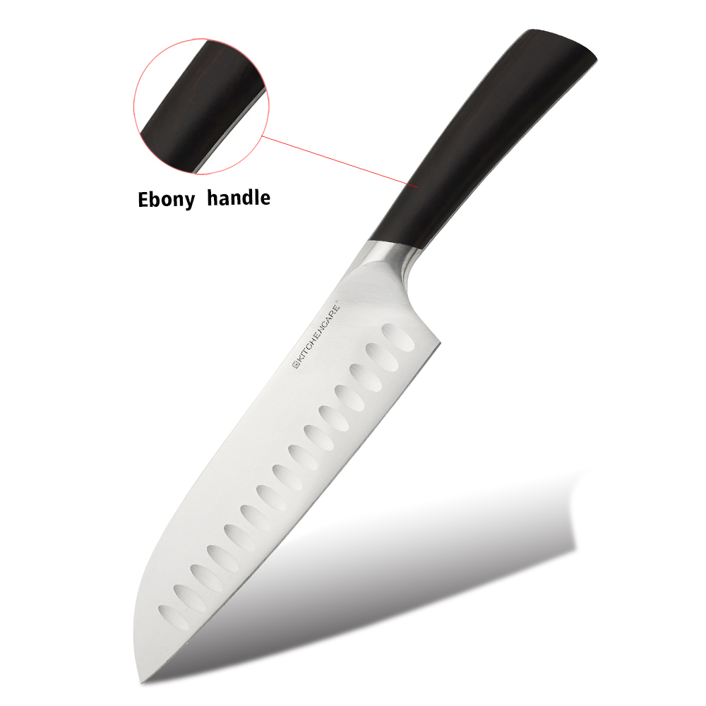 Hip-home new release kitchen Japanese knife wood handle kitchen 7inch santoku knives
