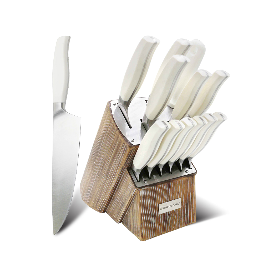 Hip-home stainless steel kitchen meat knife Japanese 13pcs knife block set