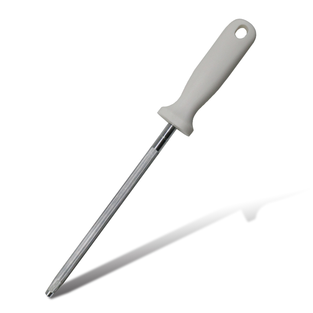 Hip-home stainless steel kitchen knife sharpener white kitchen sharpener rod