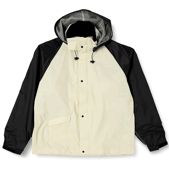 yellow safe reflective raincoat rain jacket waterproof
