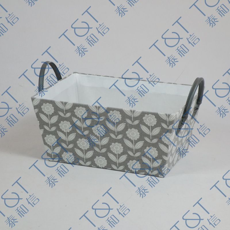 Stackable rect fabric box