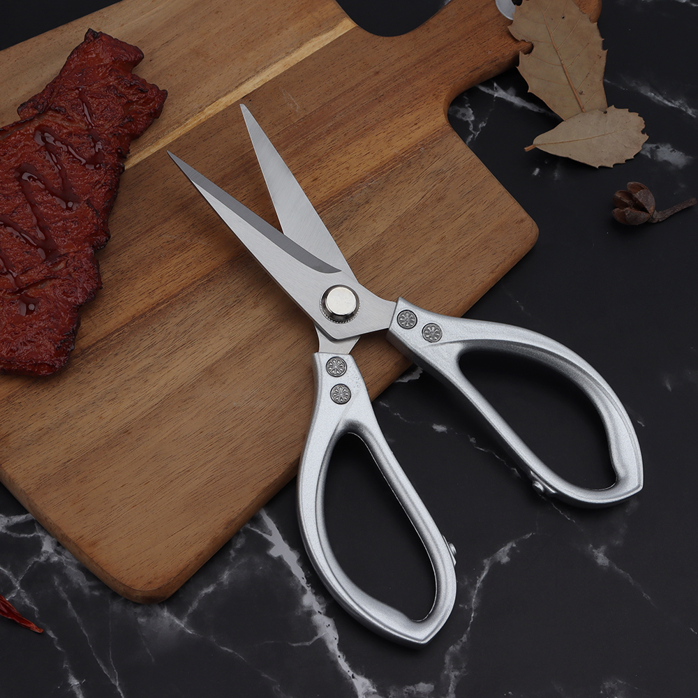 Hip-home stainless steel multifunctional bone knife sharp curved kitchen scissors